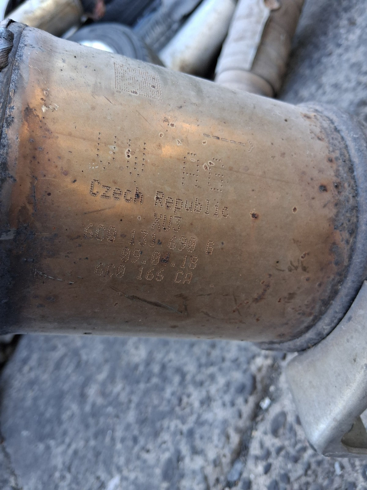2016 SKODA FABIA MK3 1.2 PETROL CATALYTIC CONVERTER 6C0131690G
