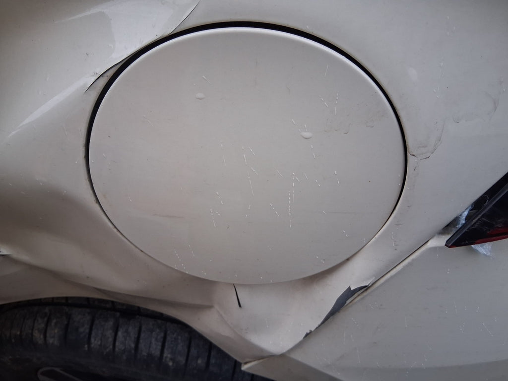 2018 NISSAN MICRA K14 FUEL FLAP LID COVER IVORY