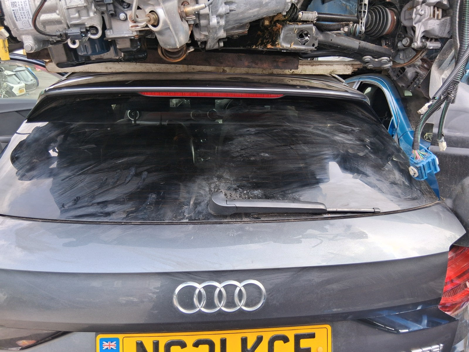 2021 AUDI Q2 MK1 FACELIFT COMPLETE BOOTLID TAILGATE GREY