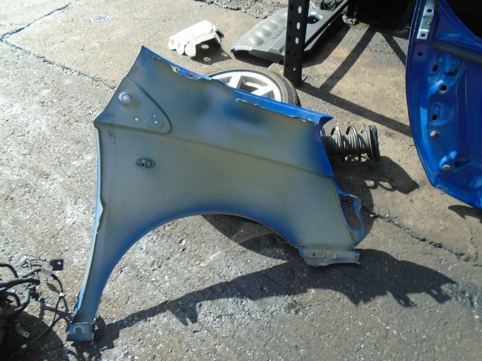 CITROEN DISPATCH 2008 MK2 NSF FRONT PASSENGER SIDE ARCH PANEL BLUE