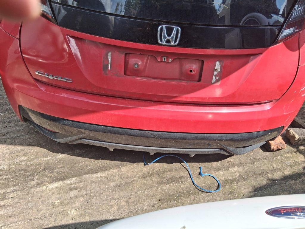 2016 HONDA CIVIC MK9 FACELIFT HATCHBACK COMPLETE REAR BUMPER MILANO RED R81
