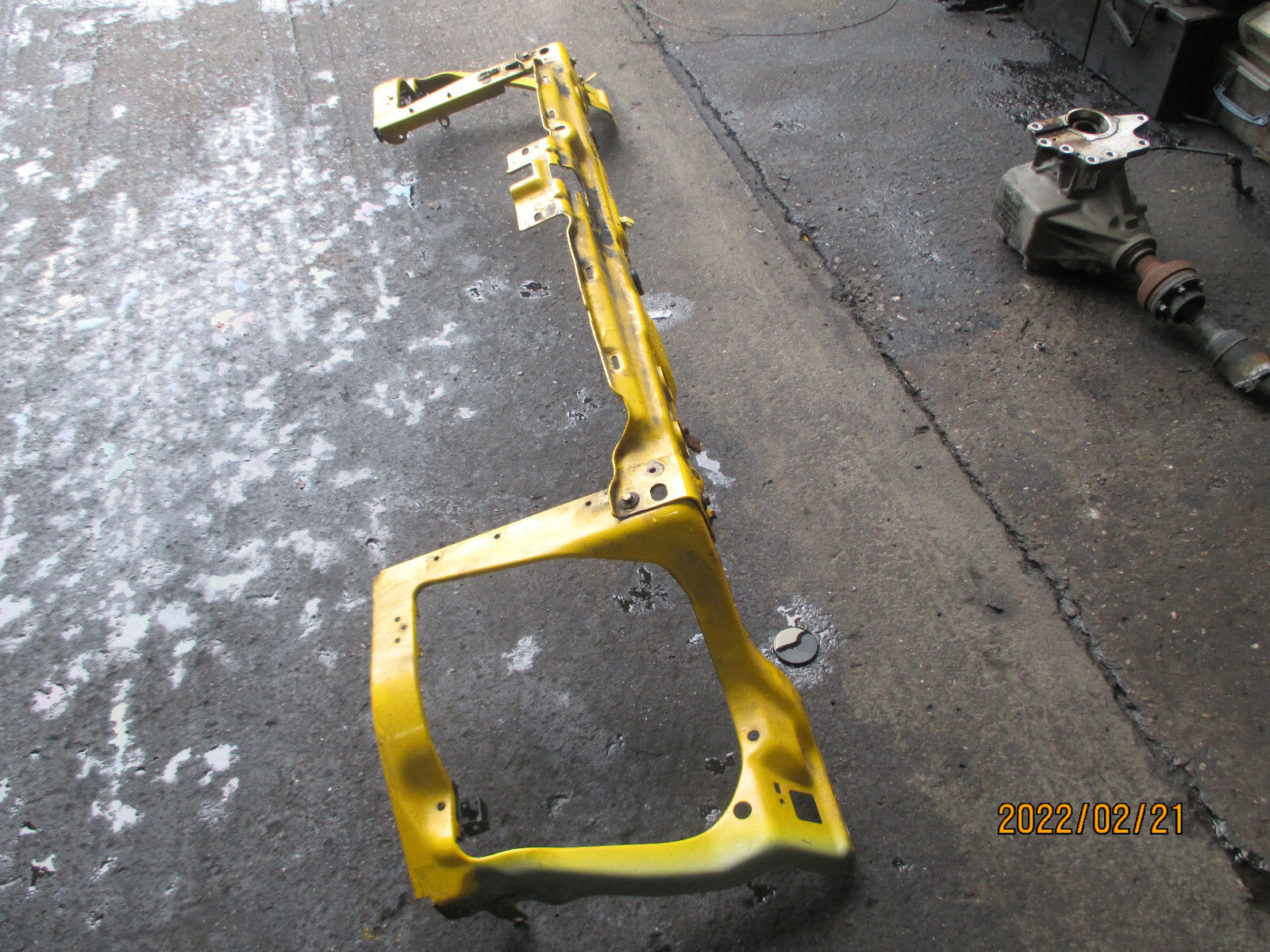 FORD TRANSIT MK7 2012 FRONT COMPLETE SLAM PANEL YELLOW