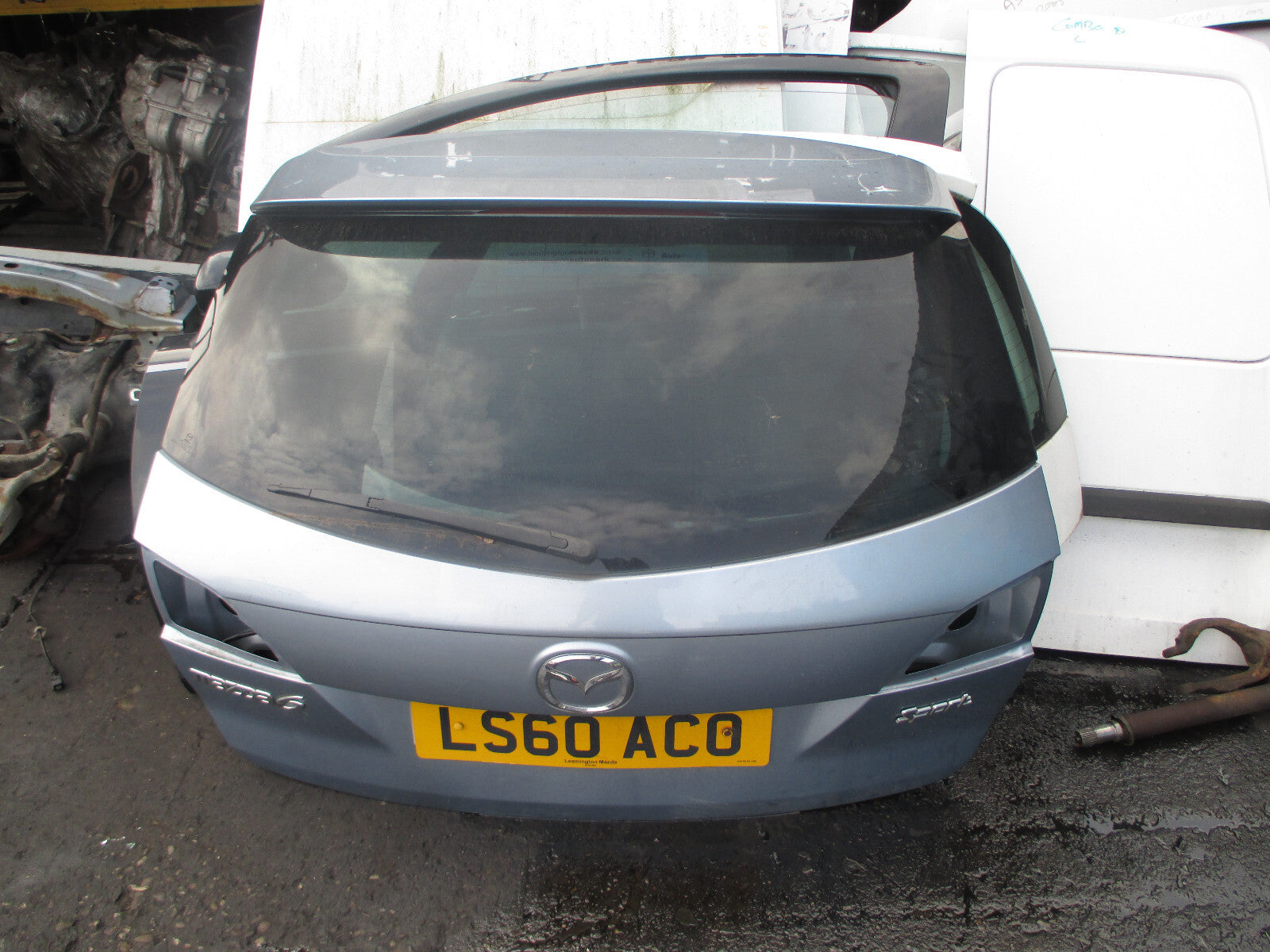 MAZDA 6 MK2 GH ESTATE 2010 REAR BARE TAILGATE BOOTLID BLUE SILVER