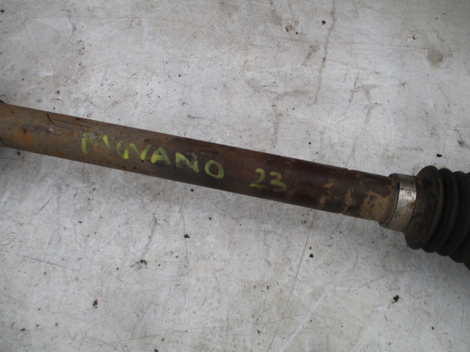 2023 VAUXHALL MOVANO 2.2 DIESEL MANUAL NS PASSENGER SIDE FRONT DRIVESHAFT
