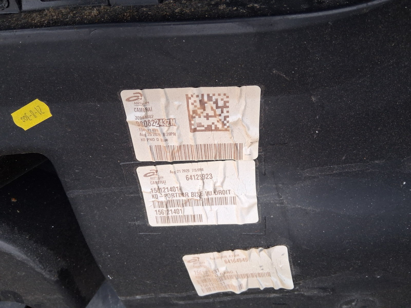 2021 VAUXHALL VIVARO MK3 OSF DRIVER SIDE FRONT RIGHT DOOR CARD PANEL 98082243ZM
