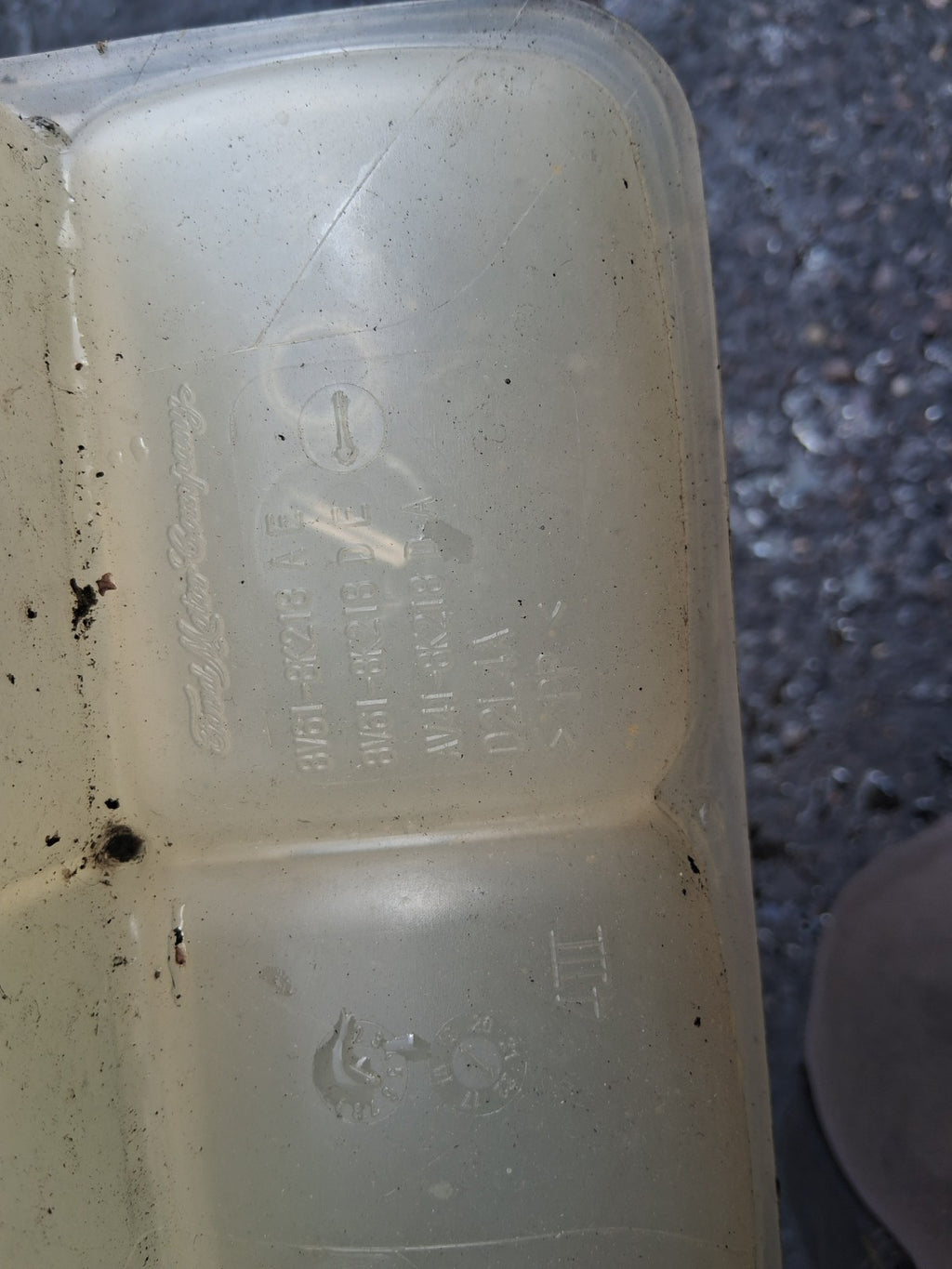 2014 FORD FIESTA MK7 COOLANT WATER EXPANSION TANK