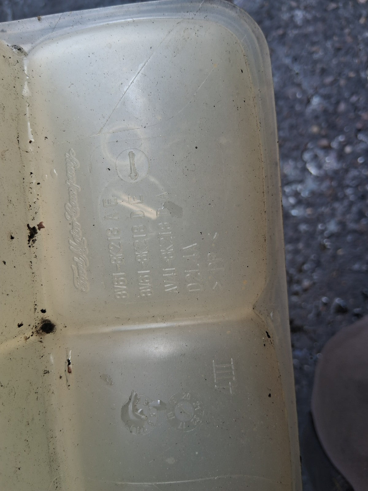 2014 FORD FIESTA MK7 COOLANT WATER EXPANSION TANK