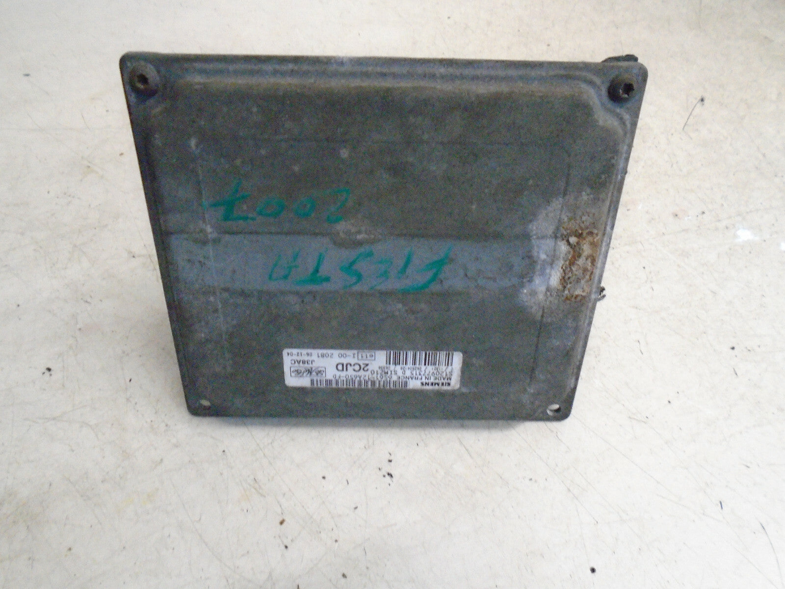 FORD FIESTA 2007 MK5 ENGINE ECU 6S6112A650