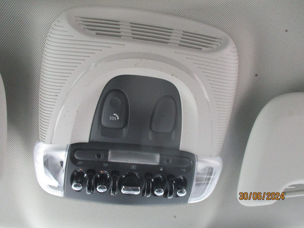 BMW MINI COUNTRYMAN F60 2021 FRONT INTERIOR ROOF READING LIGHT SWITCH PANEL