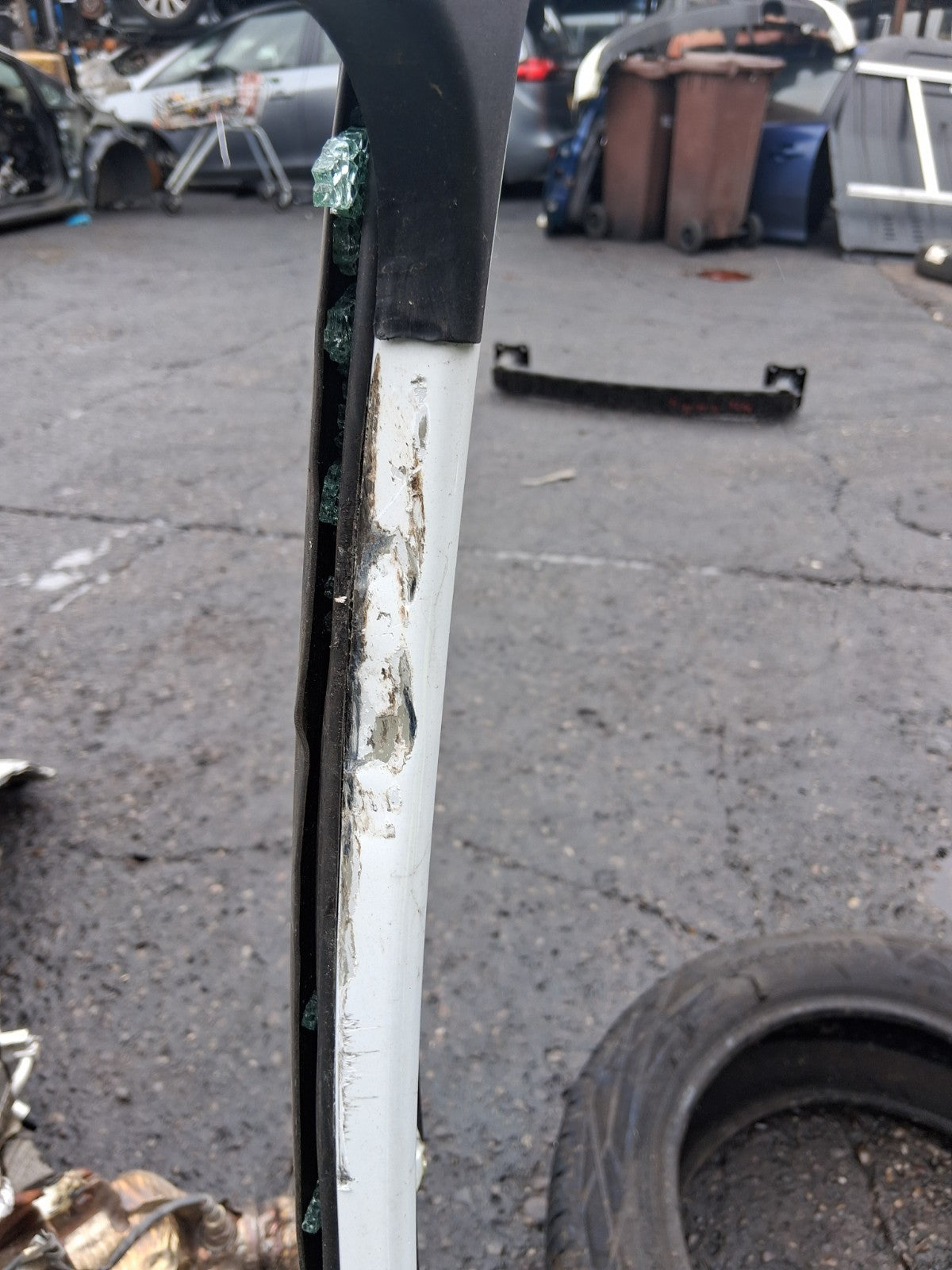 FORD FIESTA 2021 MK8 3 DOOR OSF FRONT DRIVER SIDE BARE DOOR WHITE