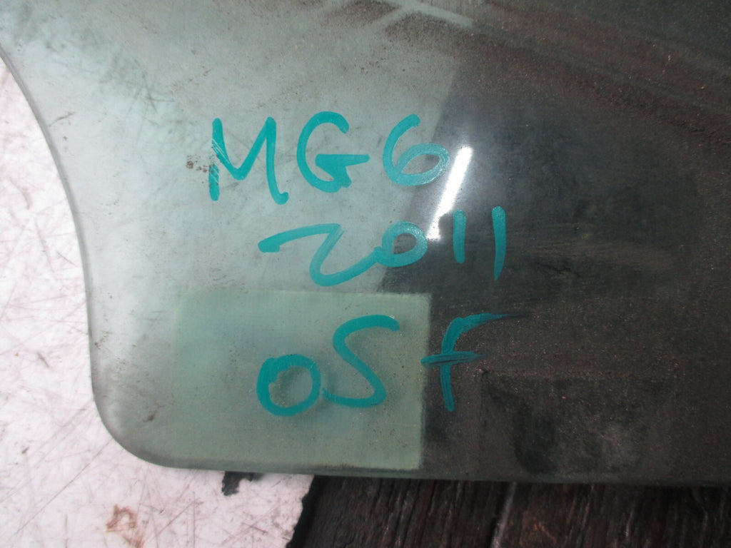 MG6 MK1 2011 5 DOOR OSF DRIVER SIDE FRONT DOOR WINDOW GLASS