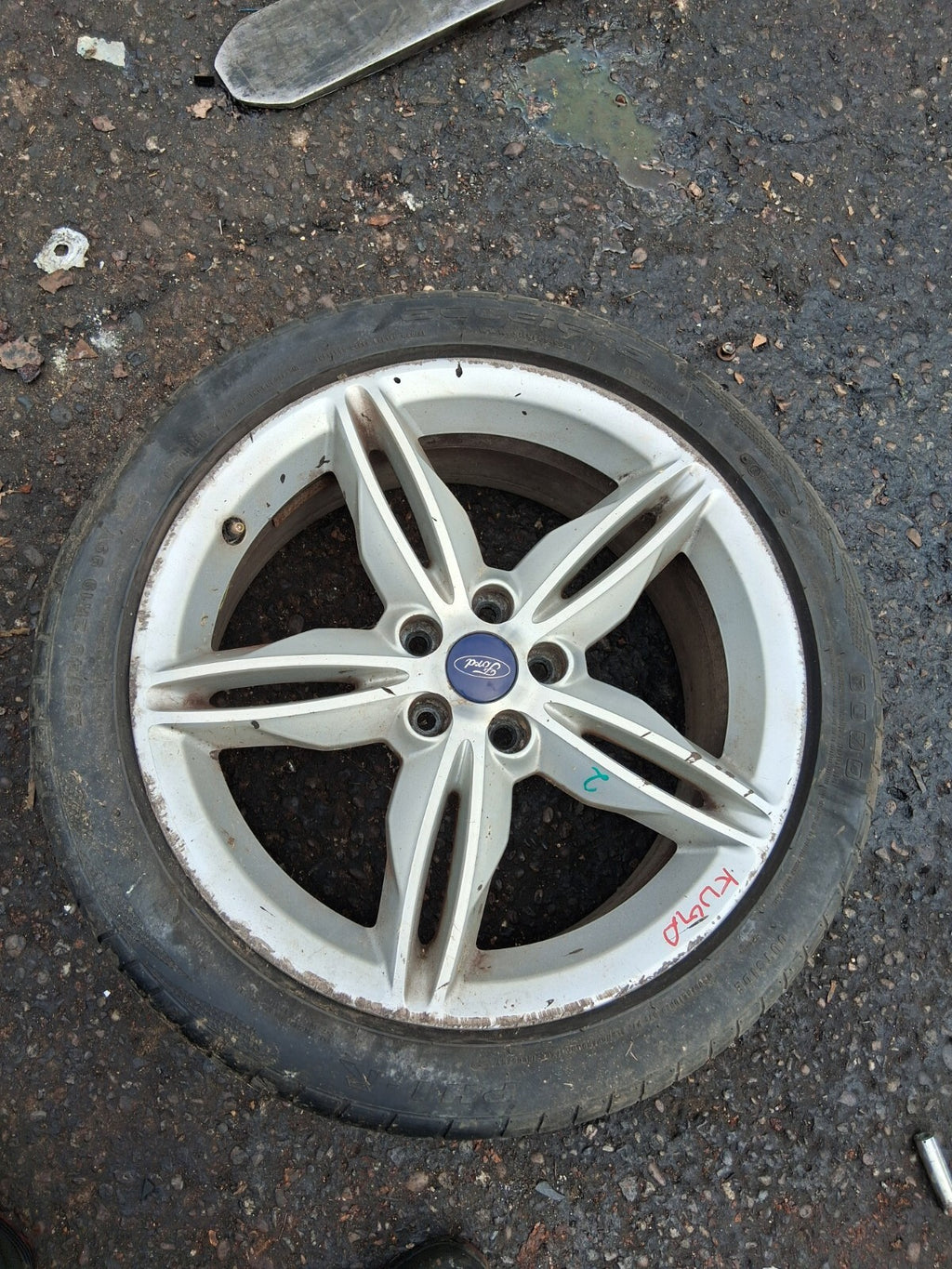 FORD KUGA MK2 2014 19 INCH ALLOY WHEEL WITH TYRE 235/45R19 CJ5J1007AC