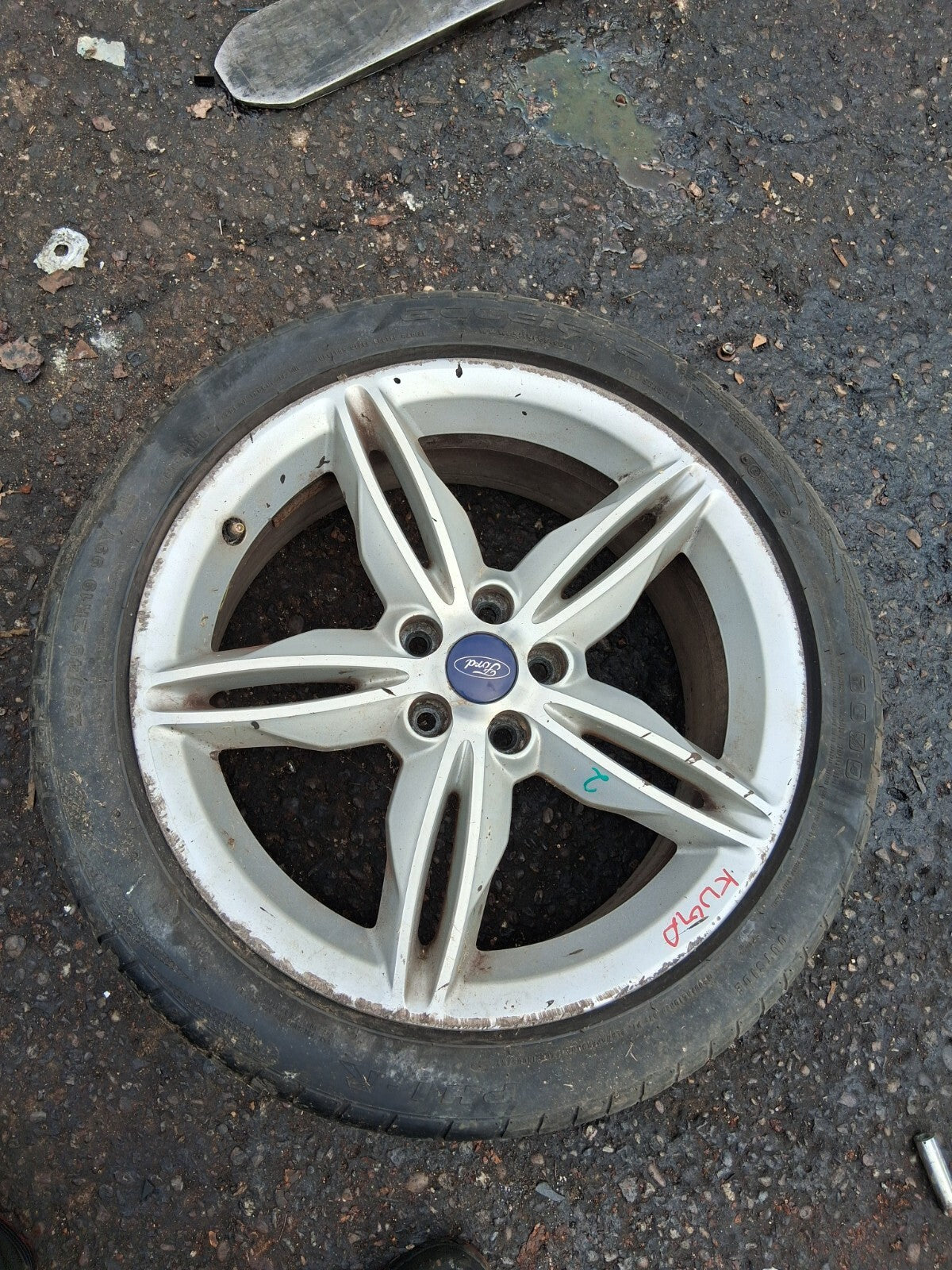 FORD KUGA MK2 2014 19 INCH ALLOY WHEEL WITH TYRE 235/45R19 CJ5J1007AC