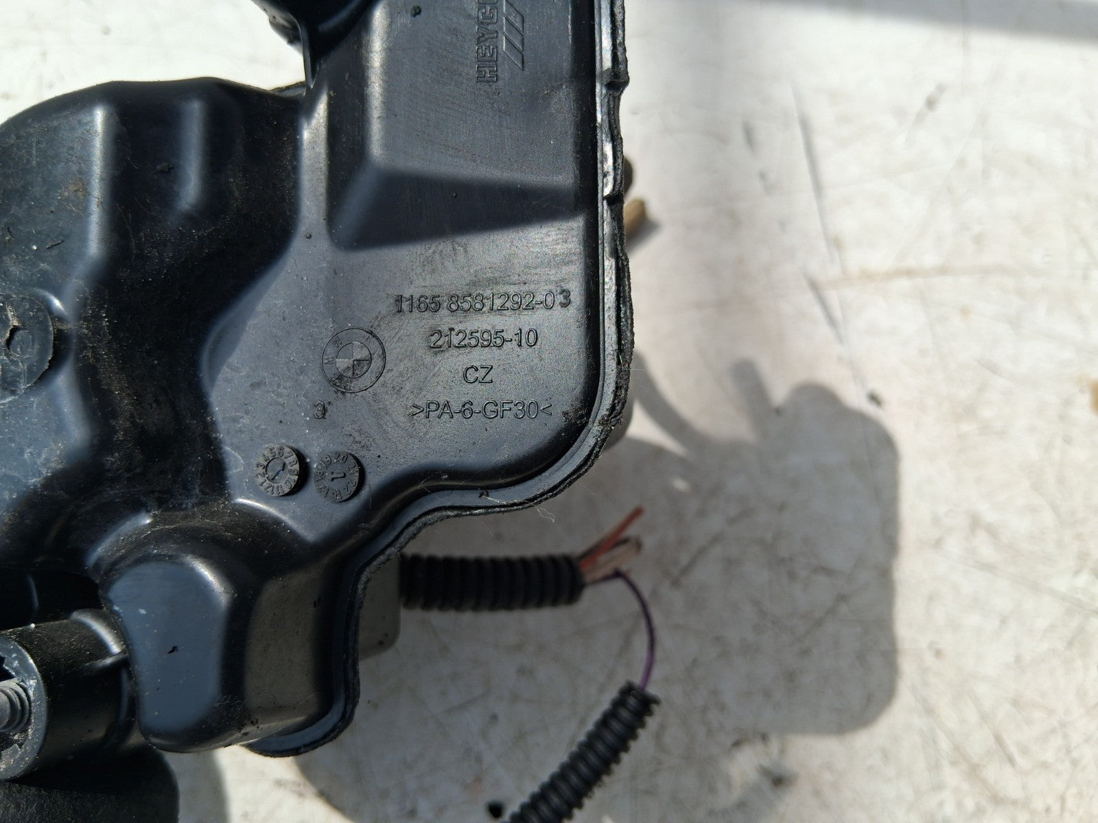 2018 BMW X1 F48 2.0 DIESEL VACCUM VALVE 11658581292