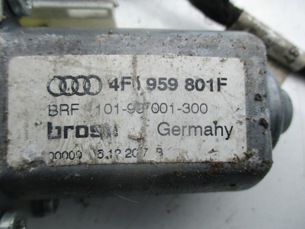 AUDI A6 4F C6 2008 NSR PASSENGER SIDE REAR ELECTRIC WINDOW MOTOR 4F0959801F