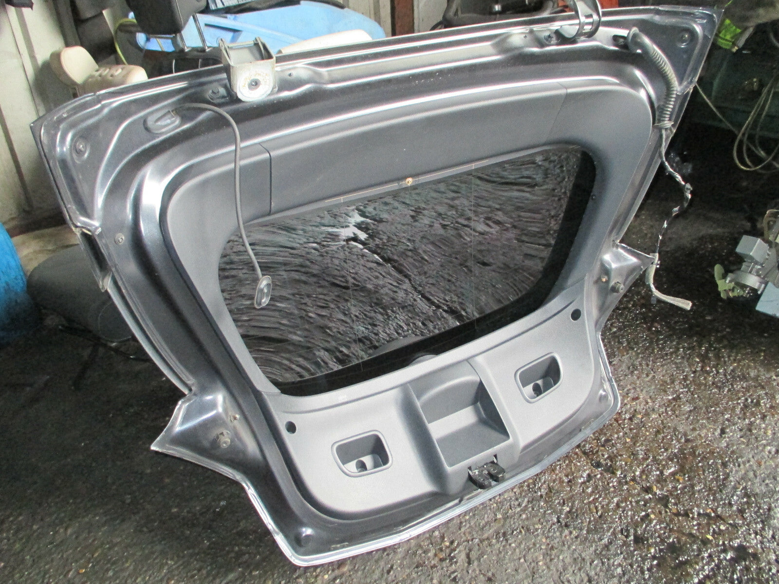 RENAULT MEGANE MK3 2013 REAR COMPLETE TAILGATE BOOTLID GRIS ECLIPSE