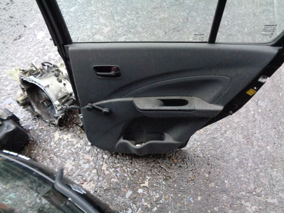 SUZUKI CELERIO 2018 COMPLETE DRIVER OFF SIDE REAR DOOR BLACK