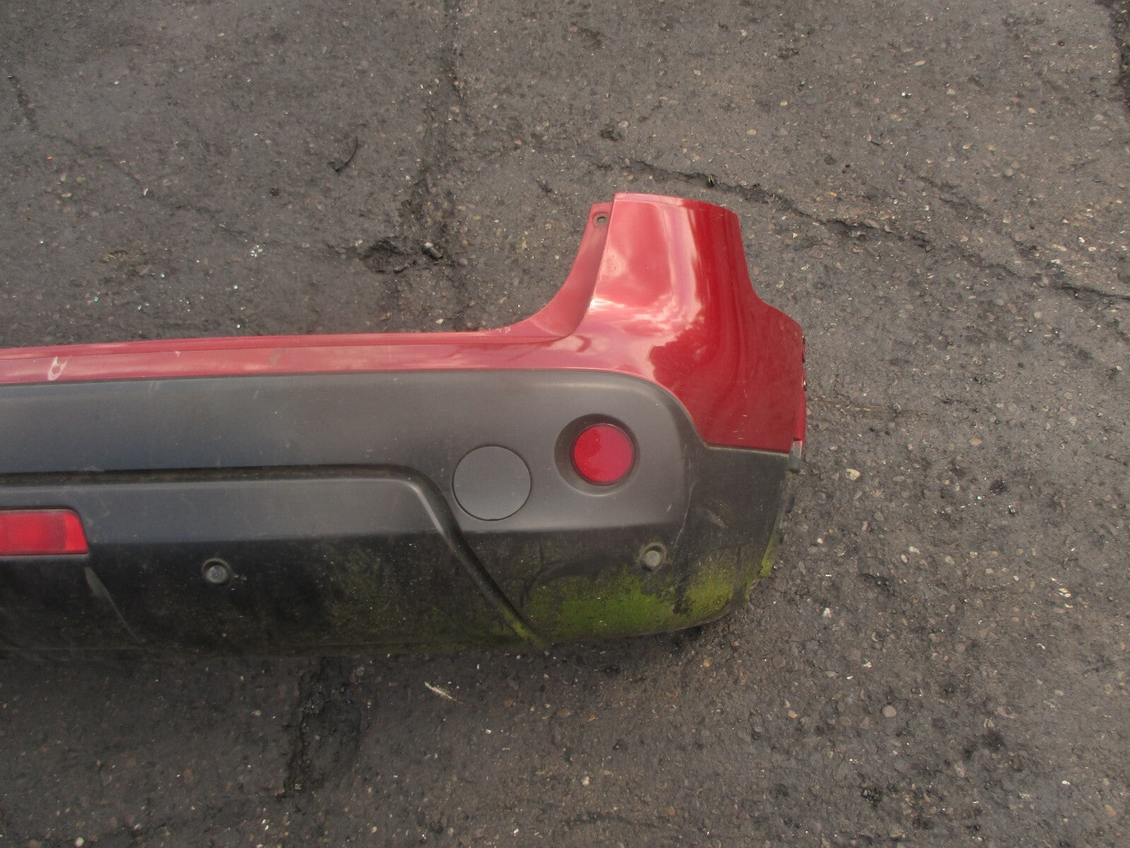 2012 NISSAN QASHQAI J10 REAR COMPLETE BUMPER RED