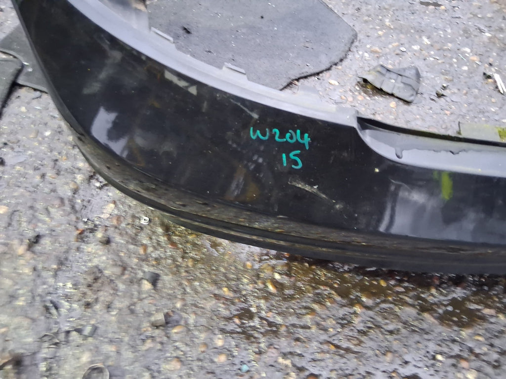 2015 MERCEDES W204 C CLASS COMPLETE REAR BUMPER BLACK