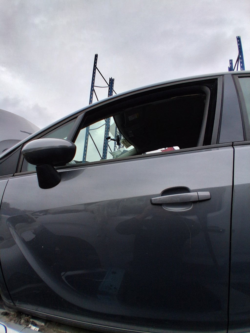 2017 VAUXHALL MERIVA B MK2 NSF PASSENGER SIDE FRONT LEFT BARE DOOR GREY Z195