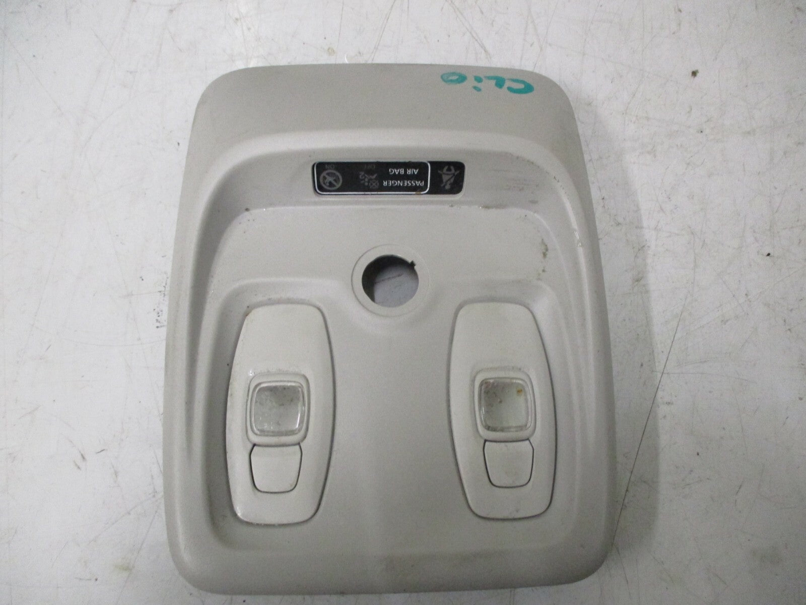 RENAULT CLIO MK4 2013 INTERIOR READING MAP COURTESY ROOF LIGHT 969801754R
