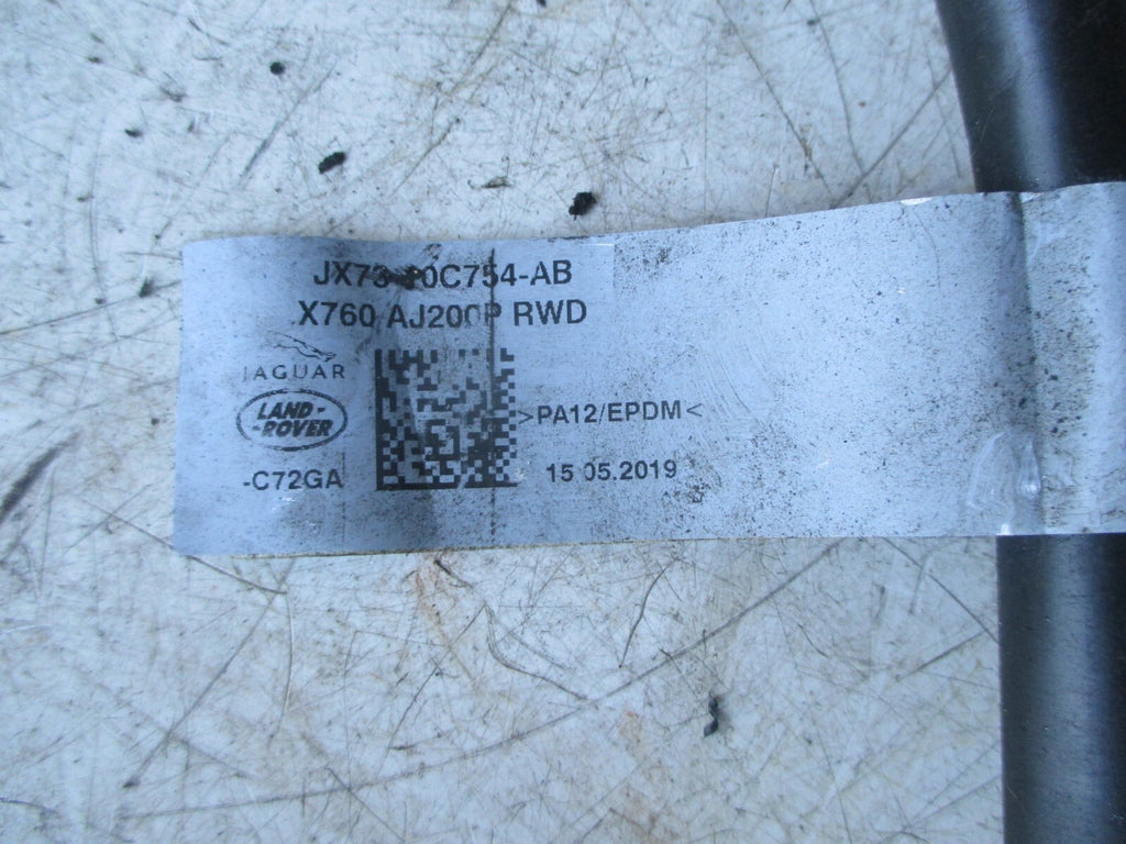 JAGUAR XE 2019 2.0 PETROL COOLANT WATER PIPE HOSE JX7310C754AB