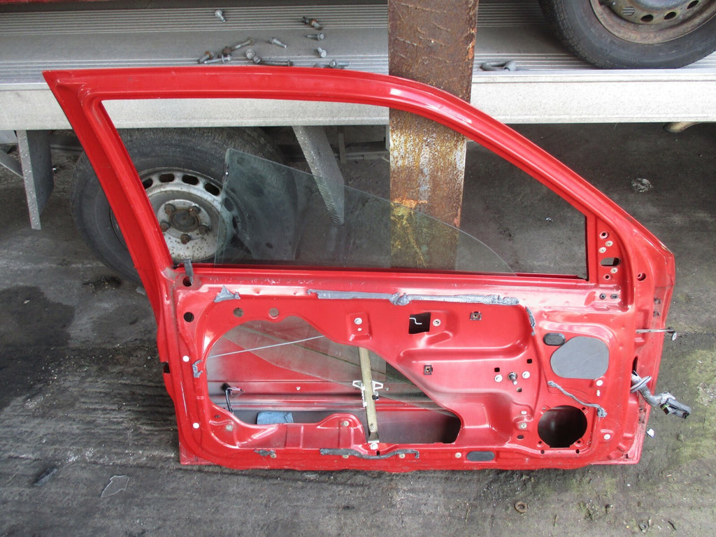 VAUXHALL ASTRA F NSF PASSENGER SIDE FRONT DOOR RED