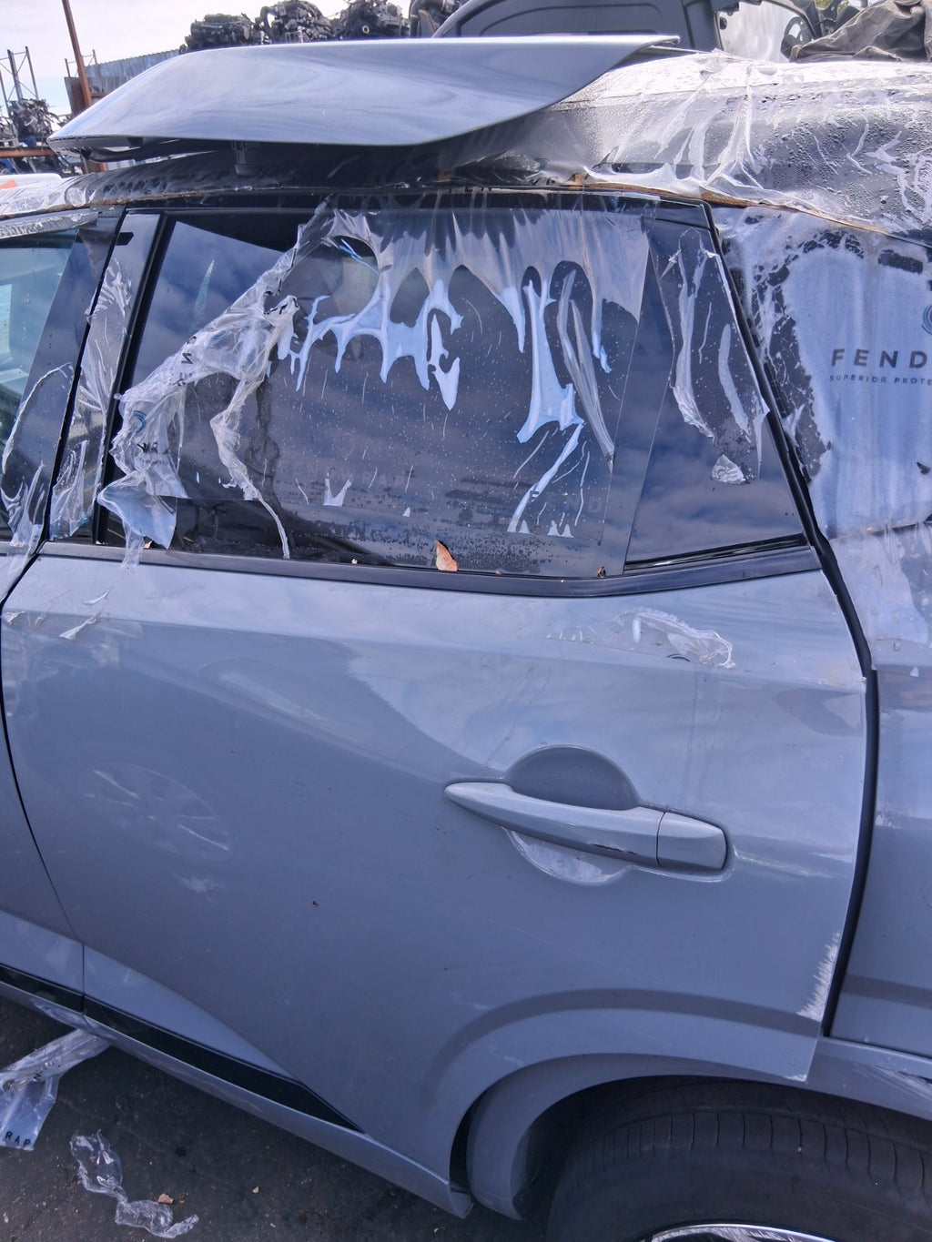 2024 NISSAN QASHQAI J12 MK3 NSR PASSENGER SIDE REAR LEFT BARE DOOR GREY