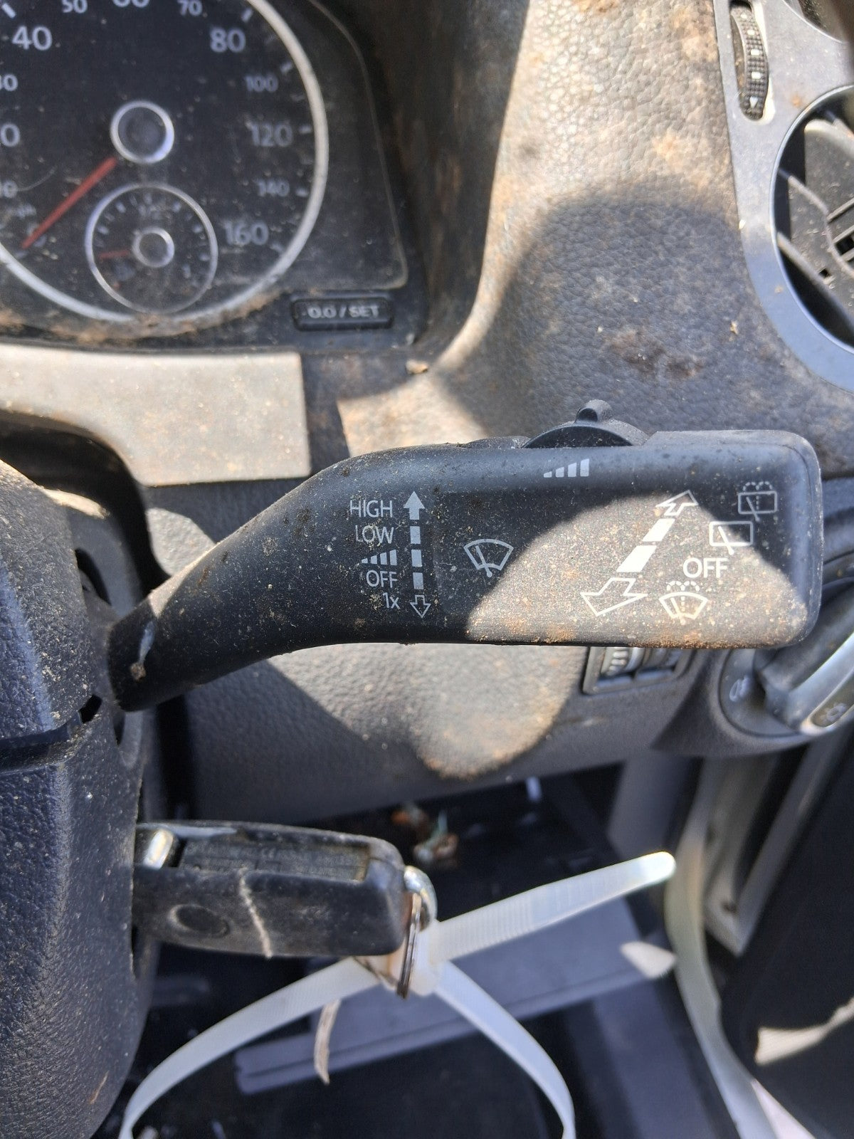 2013 VW VOLKSWAGEN TIGUAN MK1  WIPER INDICATOR STALK SWITCH SQUIB