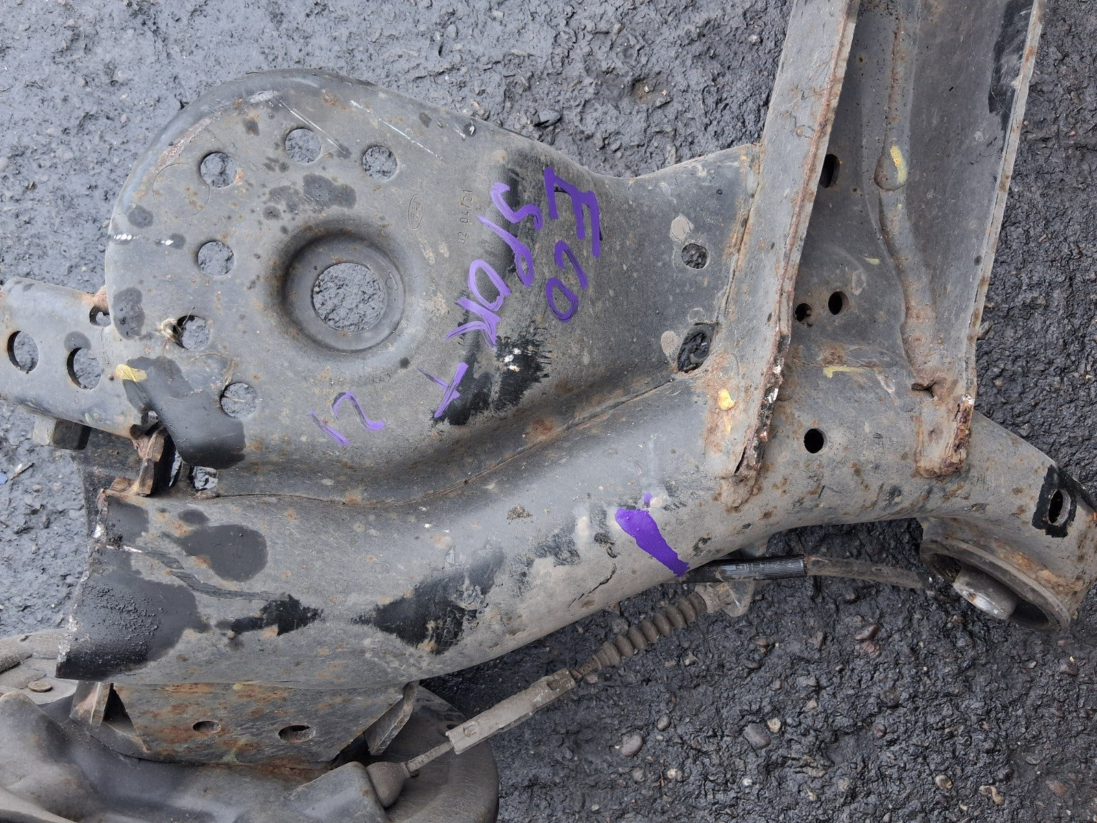 2021 FORD ECOSPORT MK2 1.0 PETROL REAR AXLE DISC TYPE