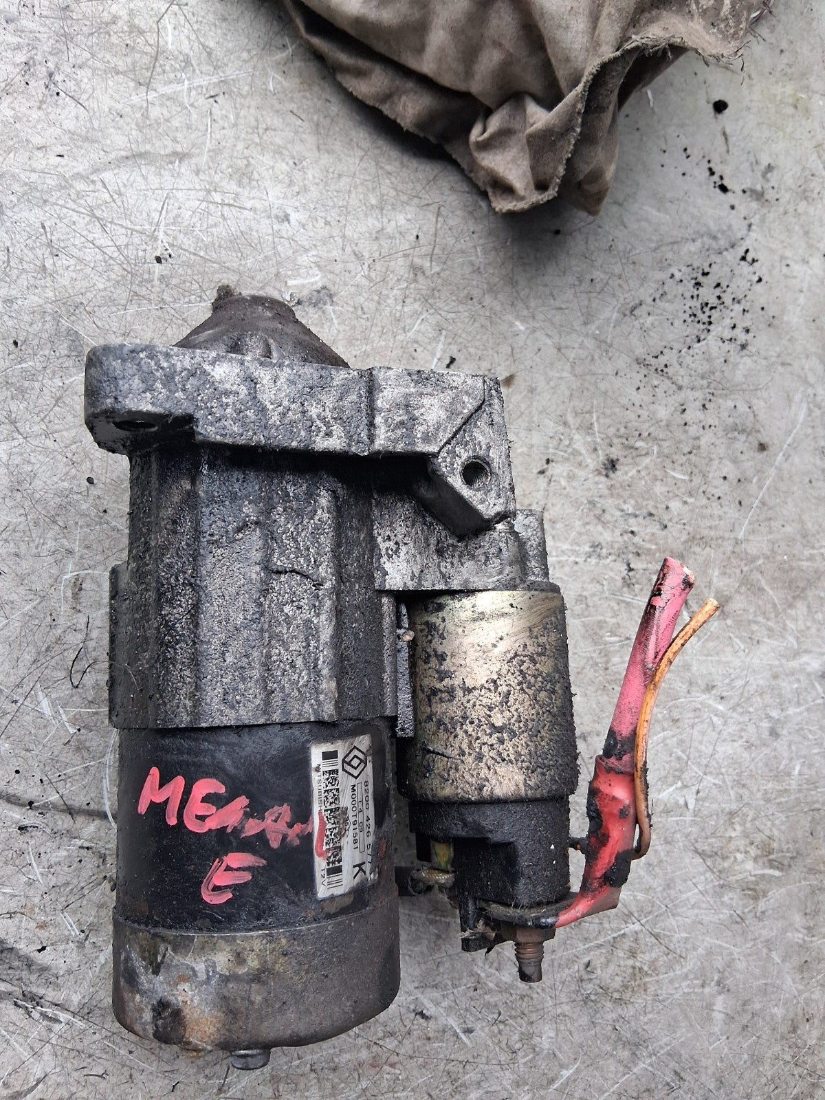 2005 RENAULT MEGANE MK2 1.5 DIESEL STARTER MOTOR 8200426577