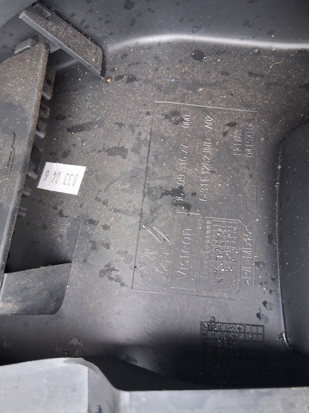 2018 CITROEN BERLINGO MK2 DASHBOARD GLOVE BOX STORAGE COMPARTMENT 9680931677