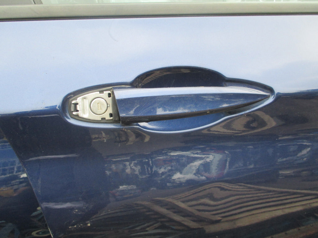 BMW X1 2018 F48 OSF DRIVER FRONT DOOR EXTERIOR HANDLE MEDITERRANEAN BLUE C10