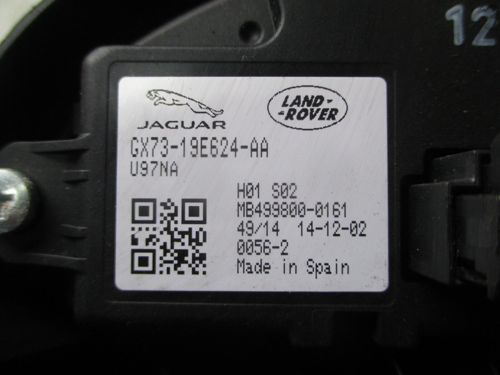 JAGUAR XE X760 2016 HEATER BLOWER MOTOR FAN GX7319E624AA