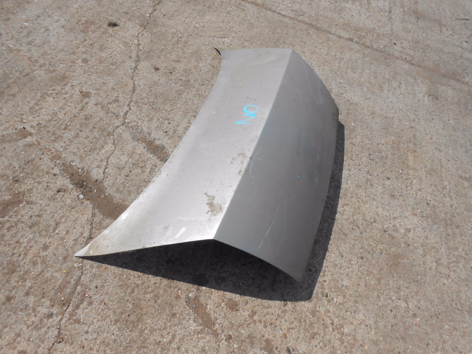 FIAT COUPE 175 2000 BARE BOOTLID BOOT LID TAILGATE SILVER