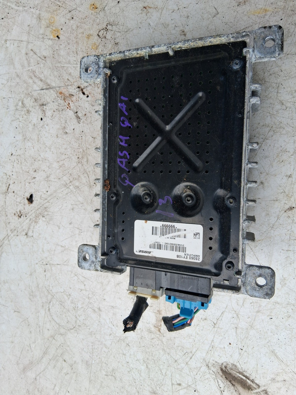 2013 NISSAN QASHQAI J10 BOSE SOUND AUDIO AMPLIFIER MODULE 28060EY10B