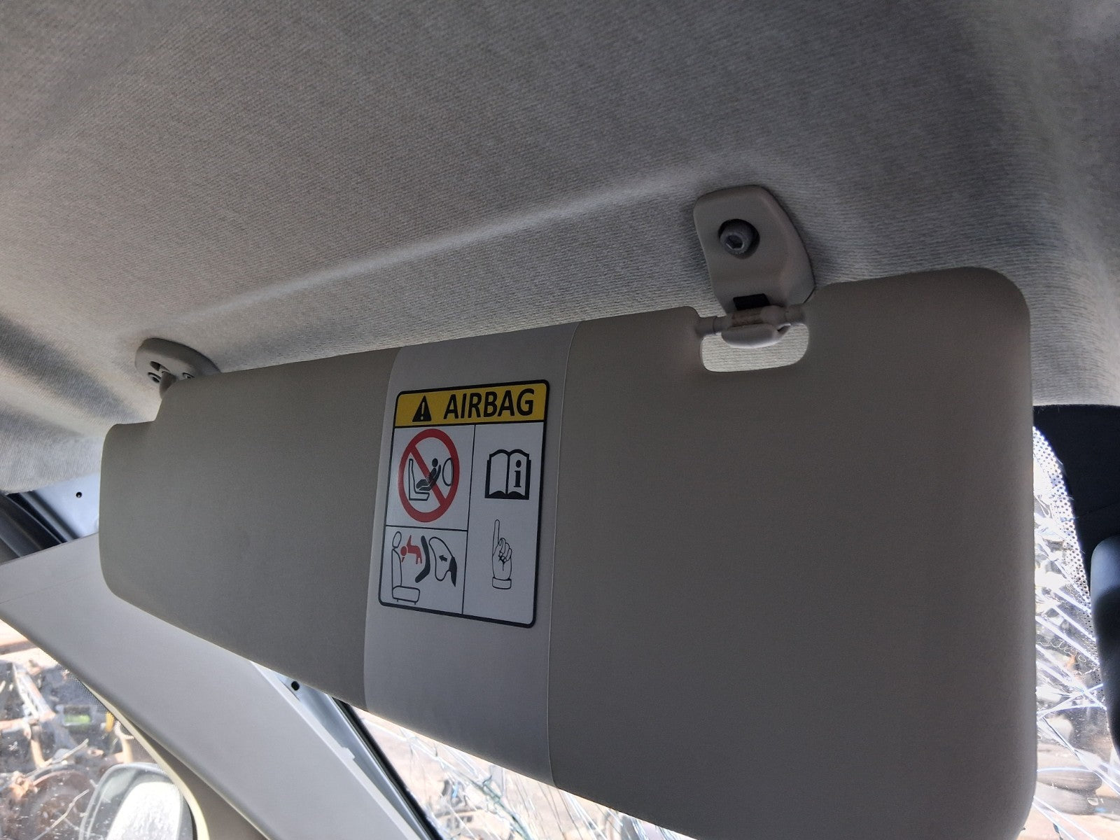 2025 CITROEN RELAY MK3 NSF PASSENGER SIDE FRONT SUN VISOR SHADE