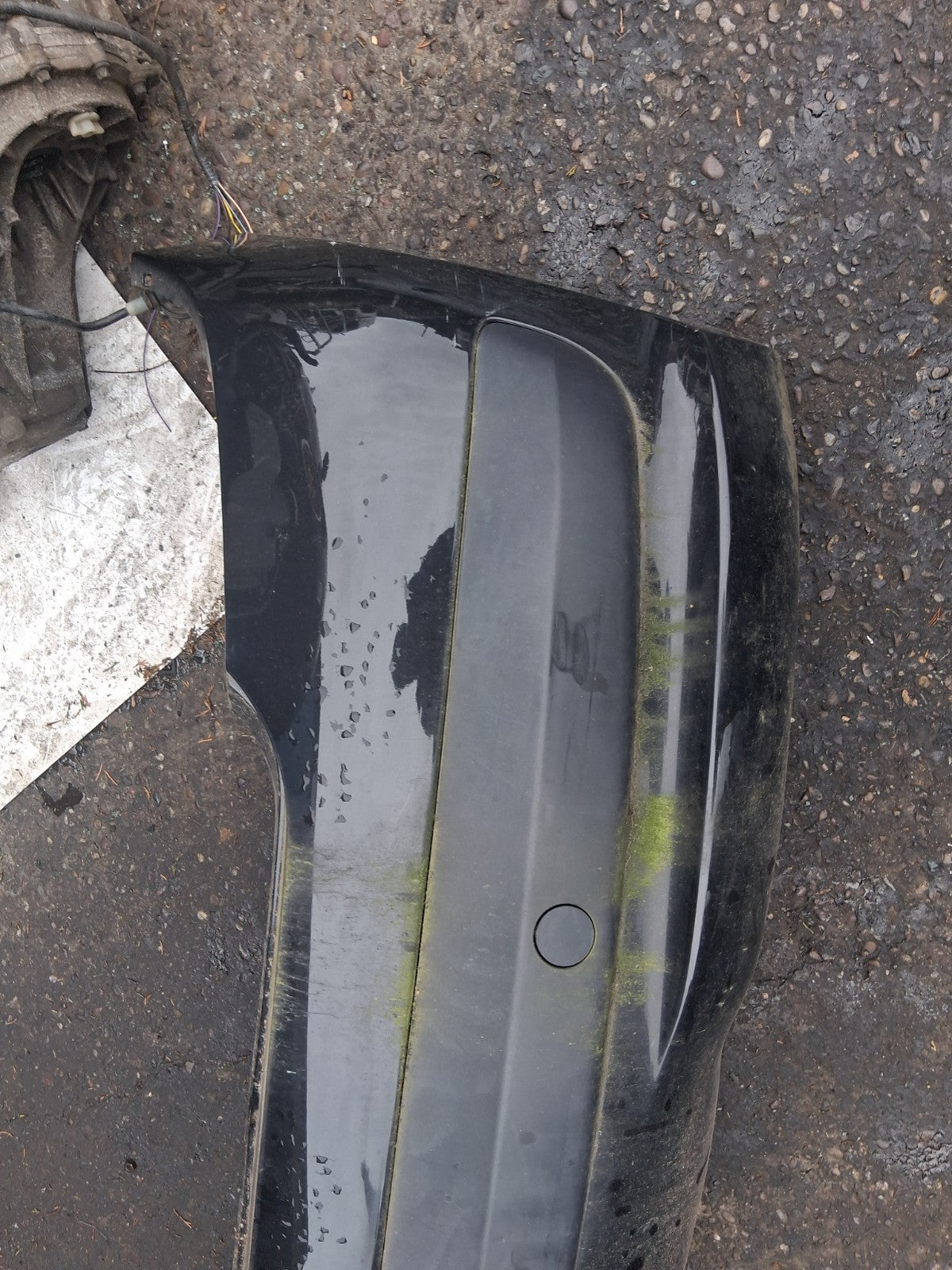 2012 PEUGEOT 207 COMPLETE REAR BUMPER BLACK