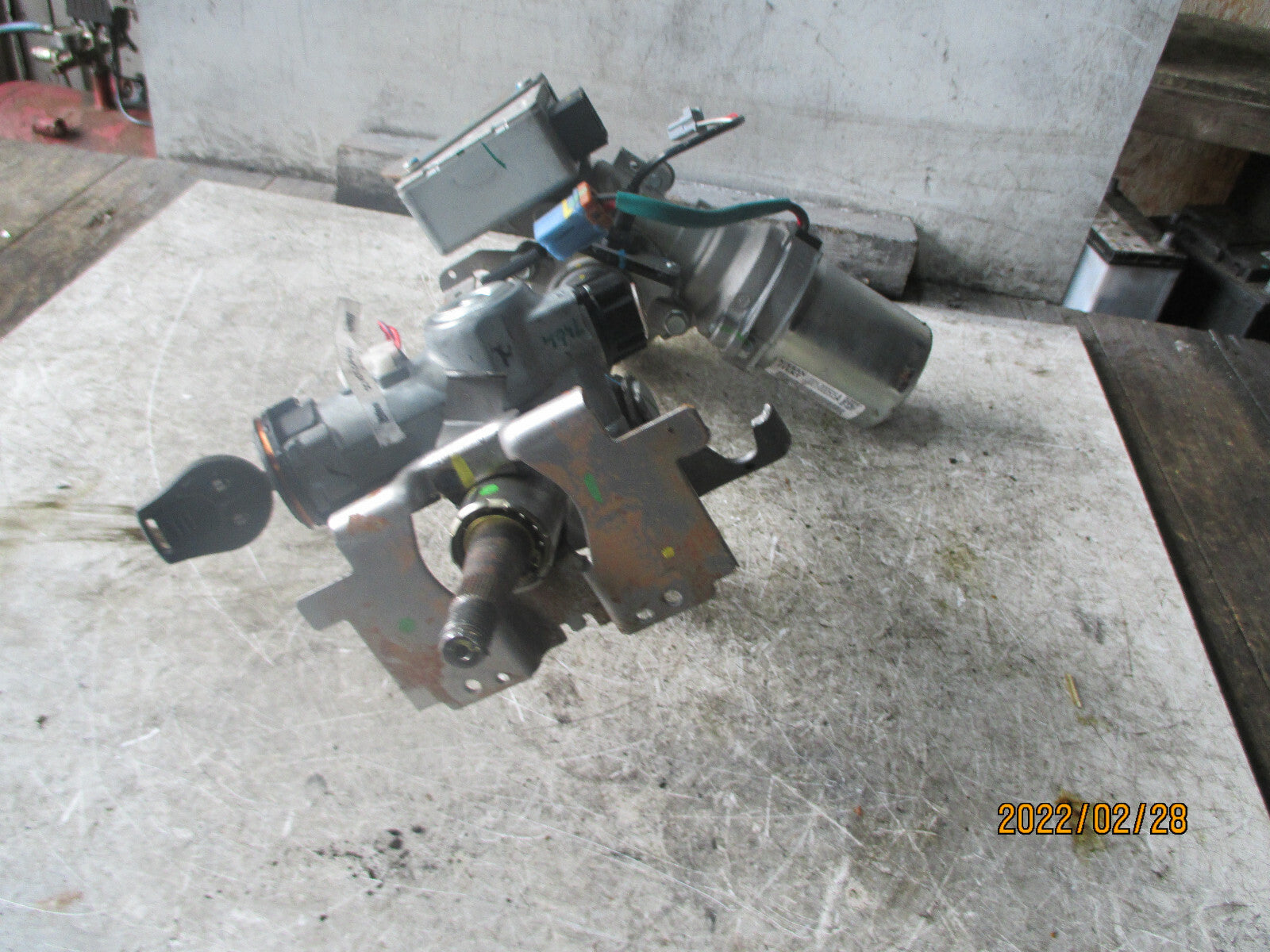 NISSAN MICRA K13 MK4 2014 PETROL ADJUSTABLE POWER STEERING COLUMN JJ001000505A