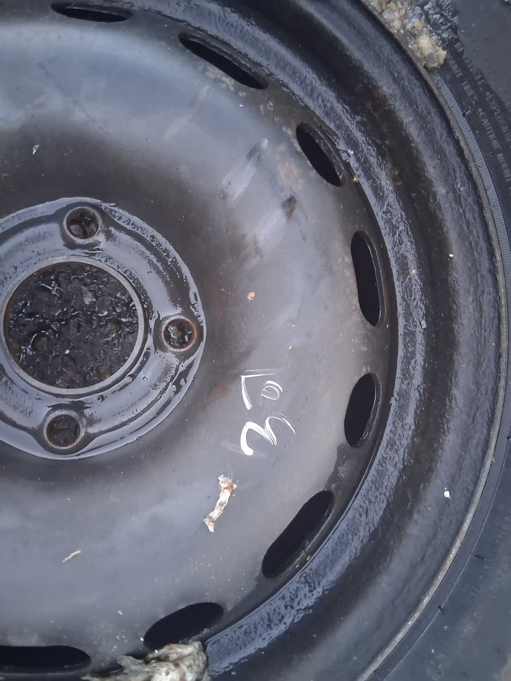 2006 PEUGEOT 307 15 INCH STEEL WHEEL WITH TYRE 195/65R15