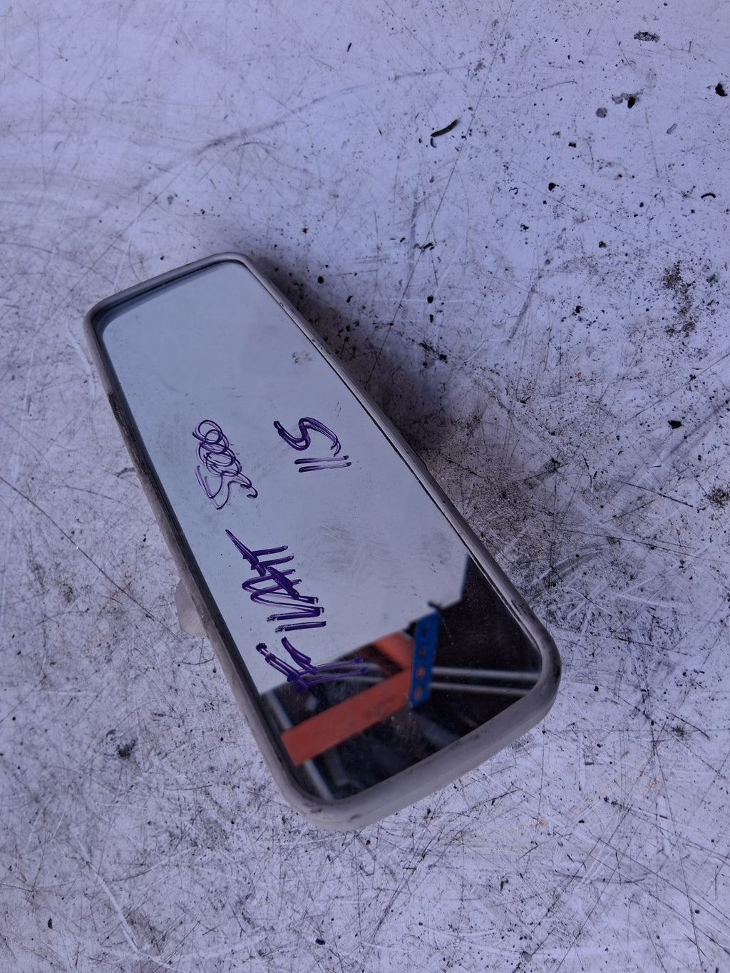 2015 FIAT 500 LOUNGE INTERIOR REAR VIEW MIRROR