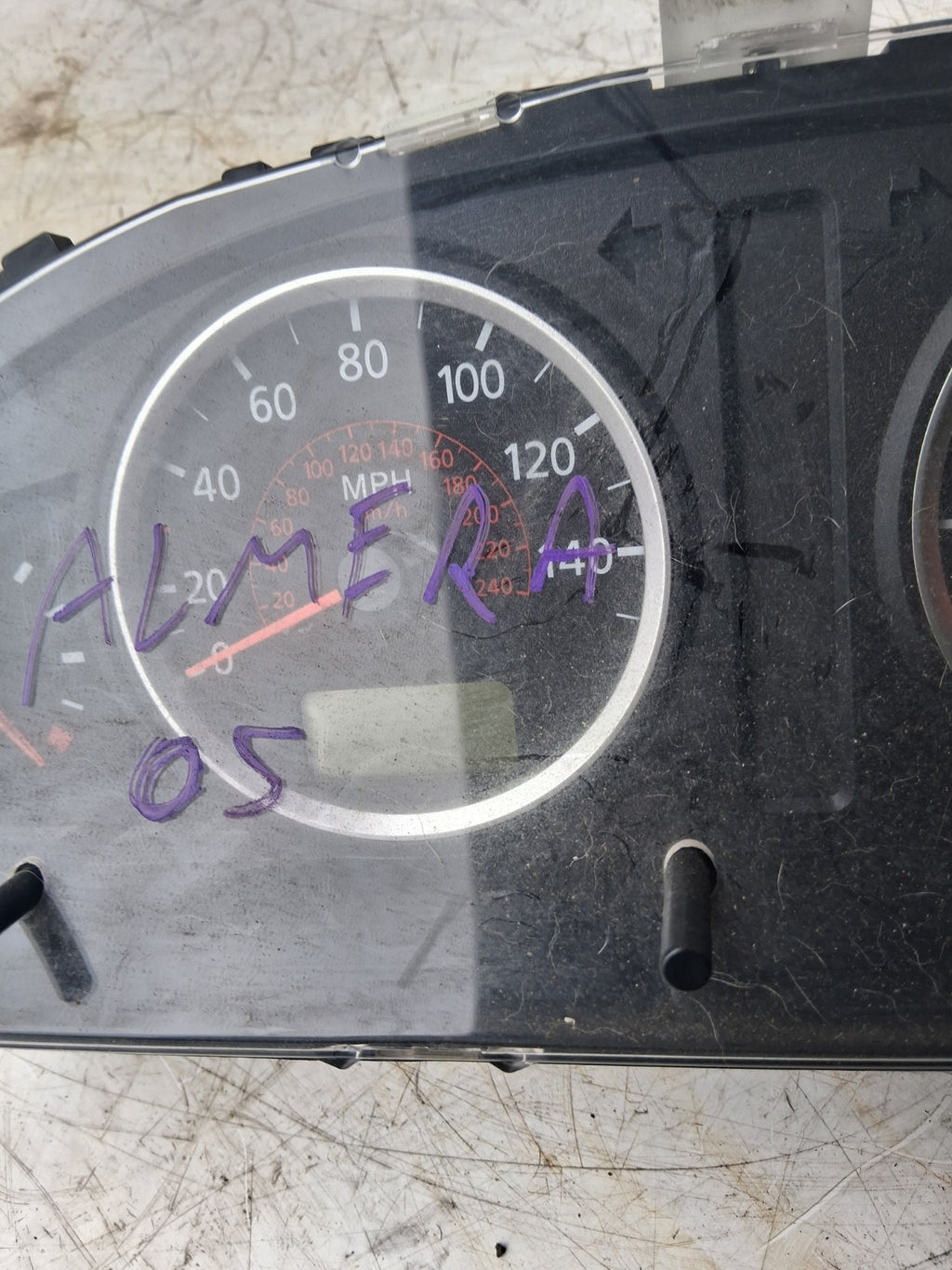 2005 NISSAN ALMERA INSTRUMENT CLUSTER SPEEDO CLOCK