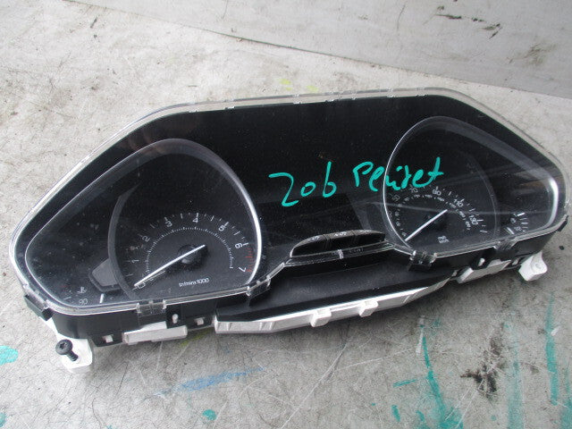 2015  PEUGEOT 208 MK1 SPEEDOMETER INSTRUMENT CLUSTER