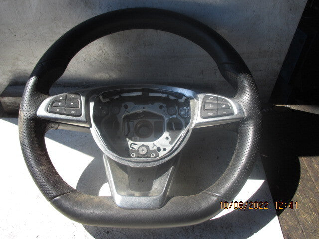 MERCEDES BENZ CLA 2018 C117 FLAT BOTTOM MULTIFUNCTION STEERING WHEEL A0004606212