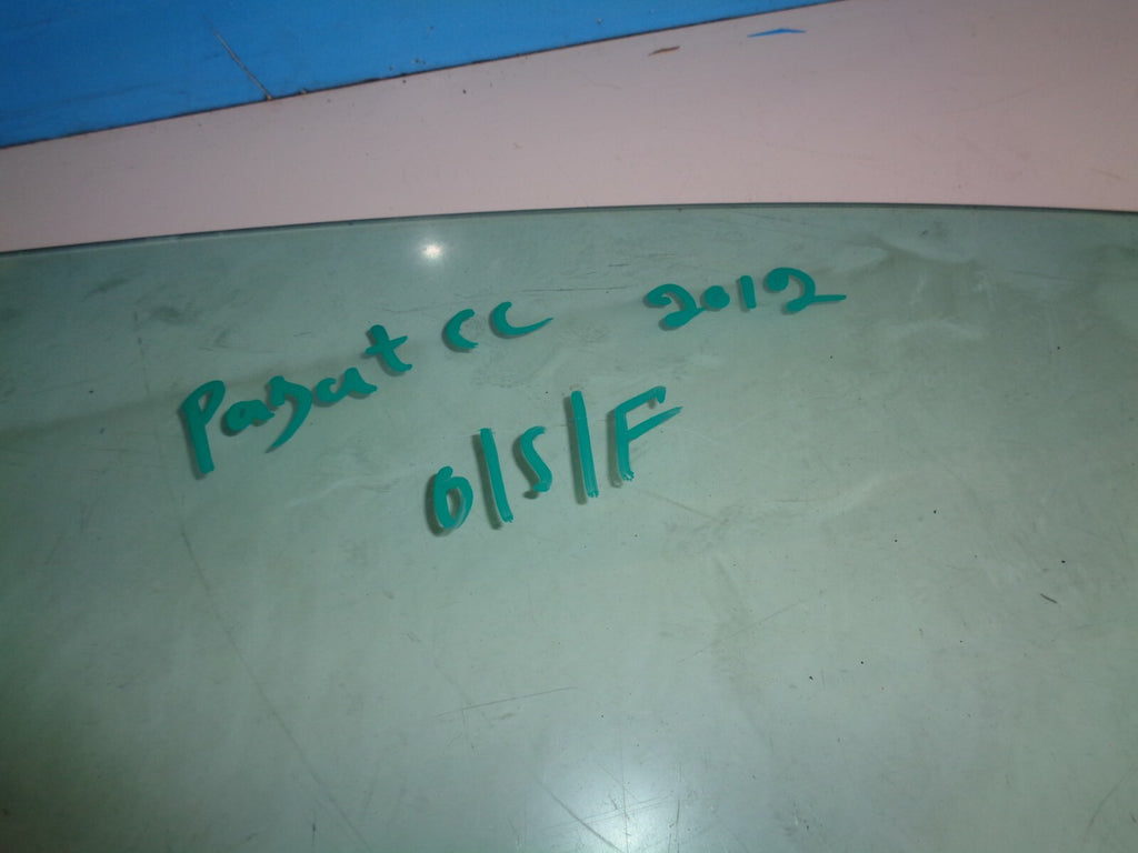 VW VOLKSWAGEN PASSAT CC 2012 OSF DRIVER SIDE FRONT DOOR WINDOW GLASS