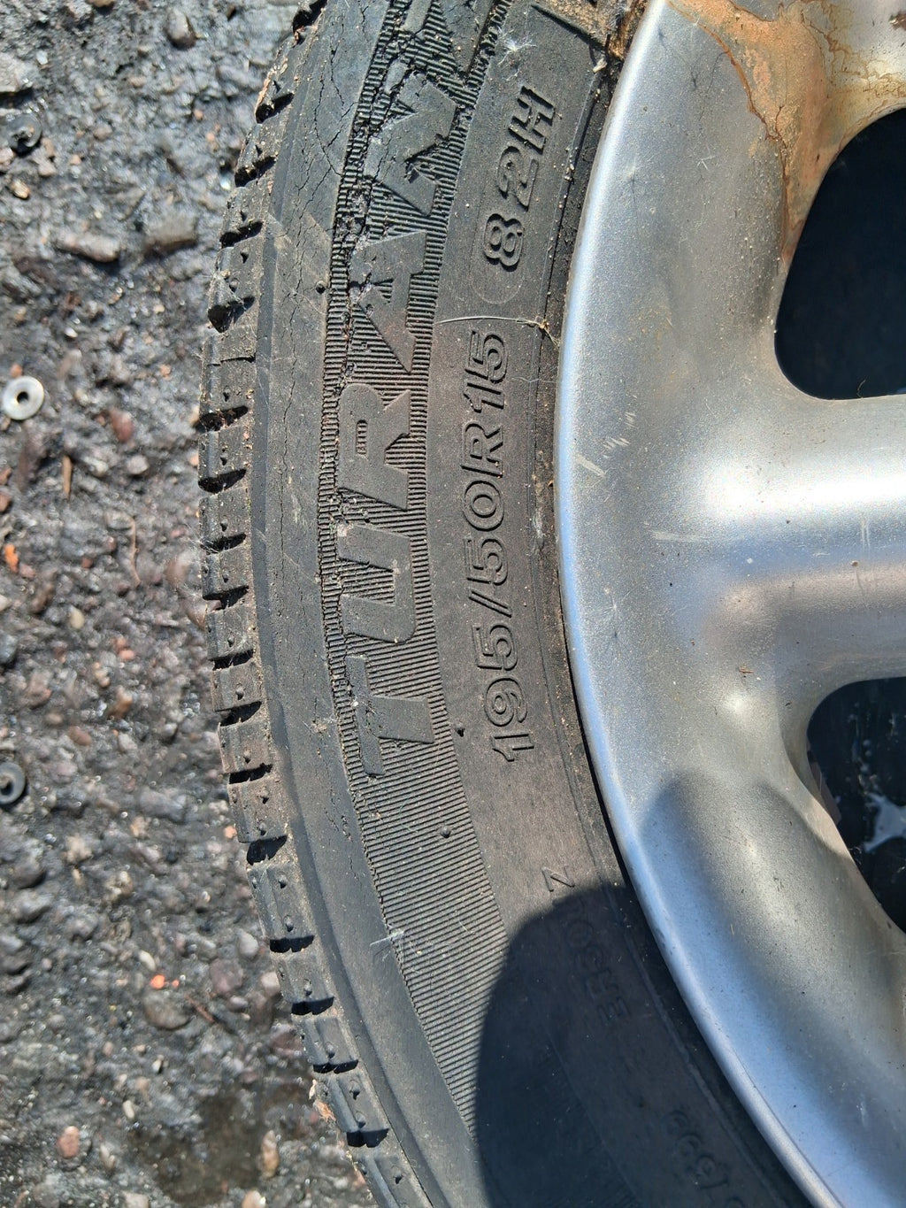 MG MGF 1996 MK1 15 INCH ALLOY WHEEL WITH TYRE 195/50R15