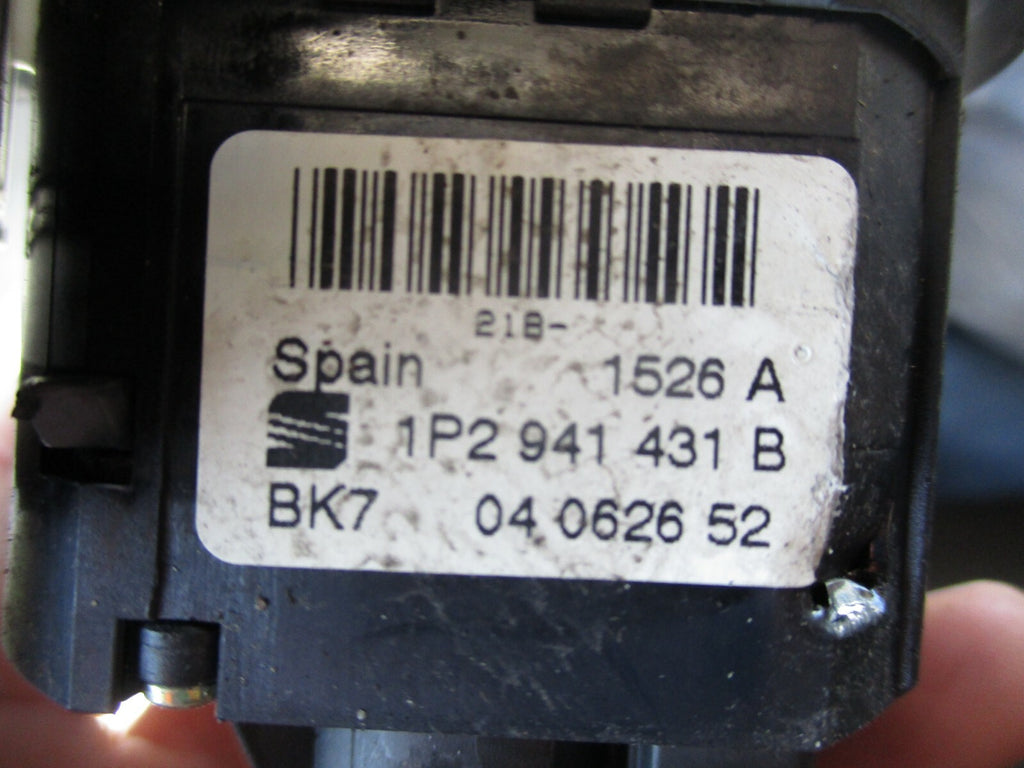 SEAT LEON MK2 HEADLIGHT SWITCH 1P2941431B