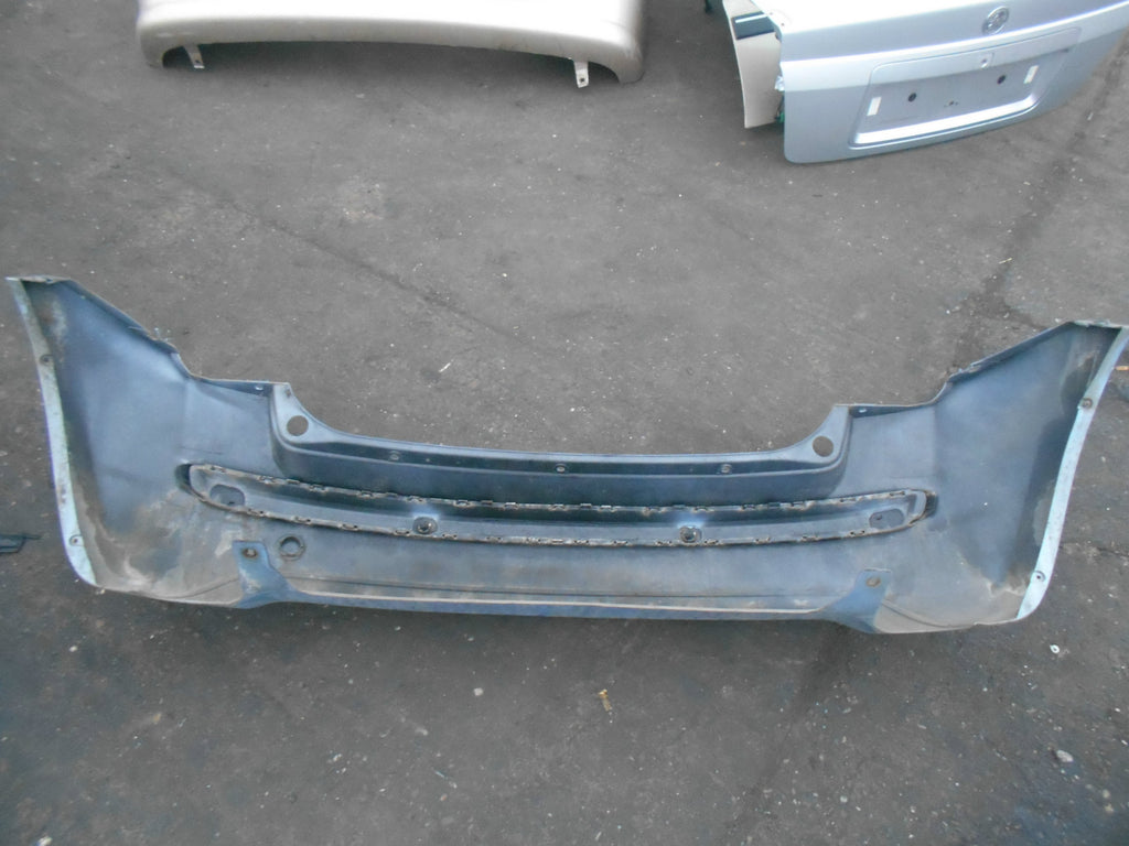 FIAT IDEA MPV 2005 REAR PLASTIC BUMPER & PARKING SENSORS BLUE
