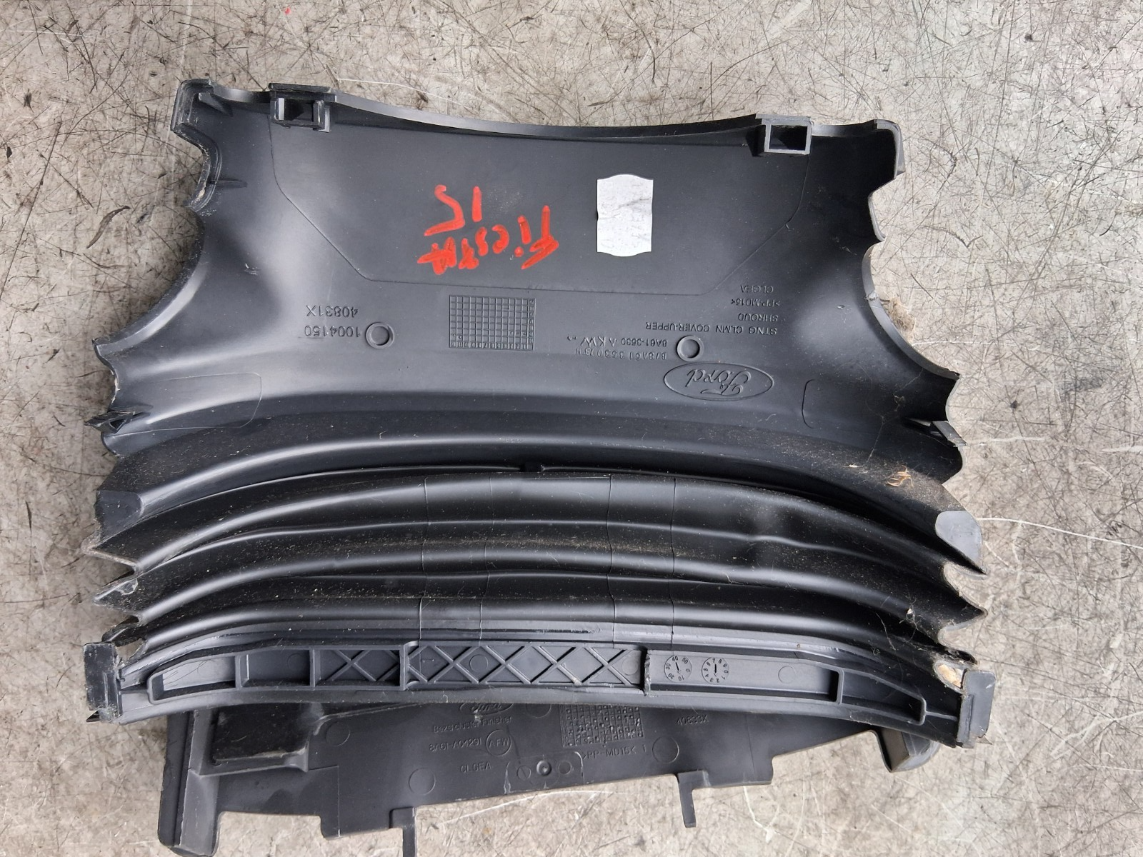 FORD FIESTA MK8 2015 STEERING COLUMN UPPER SHROUD COVER TRIM 8A613530