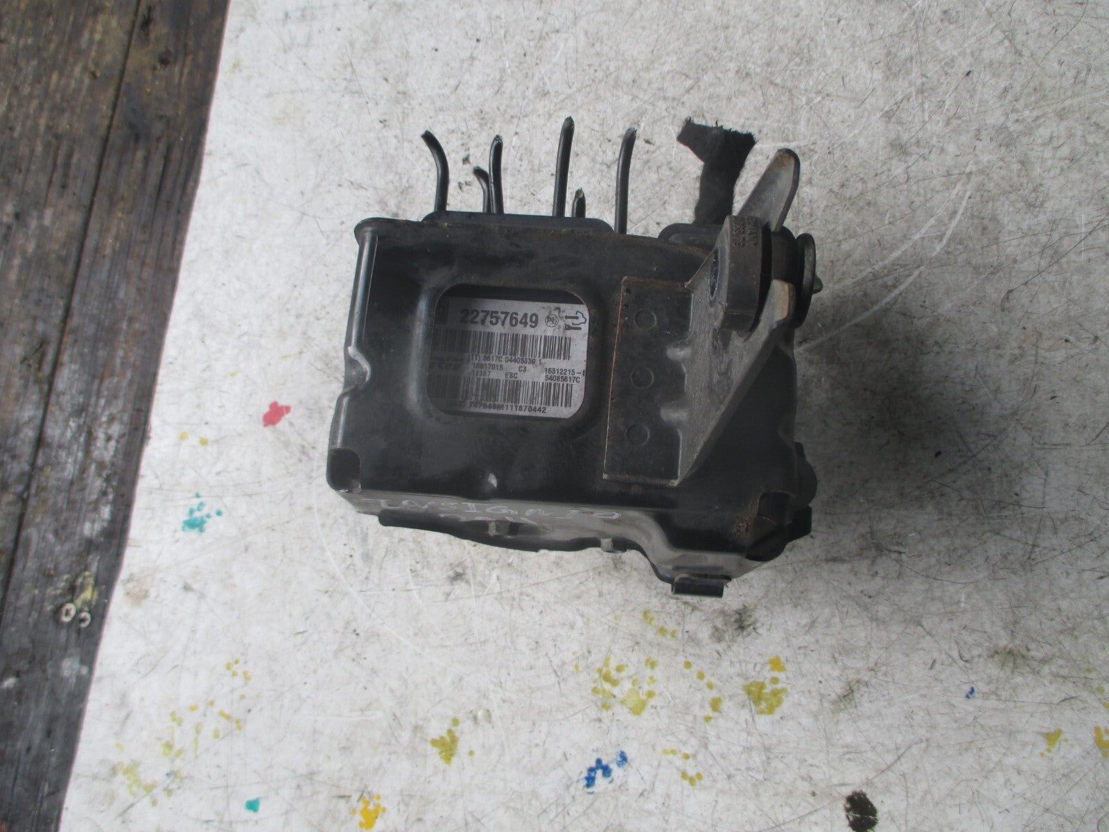 VAUXHALL INSIGNIA 2011 2.0 DIESEL ABS PUMP CONTROL MODULE 22757649